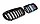 Решетка радиатора на X5 (F15) 2013-18 тюнинг дизайн X5M (Черный цвет+M Color), фото 2