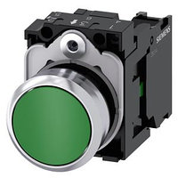 Кнопка зеленая Siemens 3SU1150-0AB40-1BA0