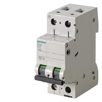 Автоматический выключатель Siemens Sentron 5SL6213-7 400 В 6кА, 2-полюсный, К, 13А