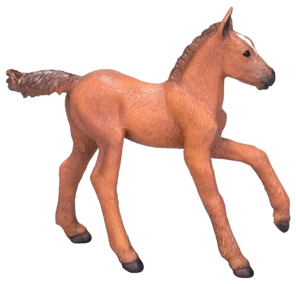 Mojo Фигурка Жеребенок Арабской Лошади, рыжий, 7 см.