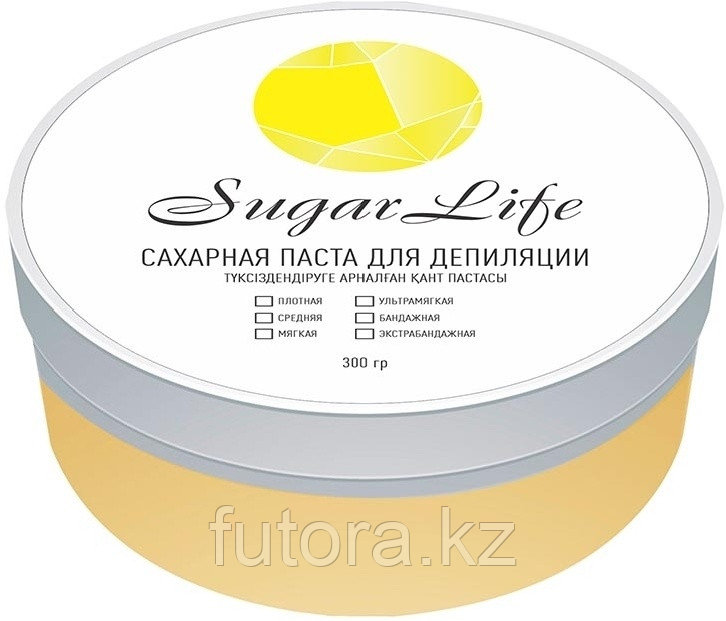 Паста для сахарной депиляции, ультра мягкая, SUGAR LIFE, 0.3 кг
