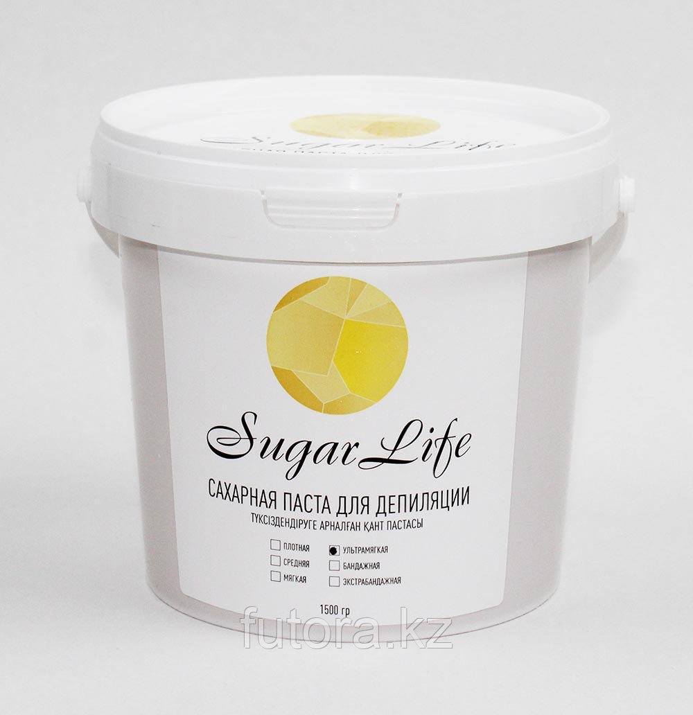 Паста для сахарной депиляции, ультра мягкая, SUGAR LIFE, 1.5 кг