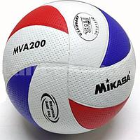 Мяч волейбольный Mikasa MVA 200 кожаный