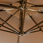 Зонт квадратный "Комфорт Lux" с вентиляцией (3х3м), бежевый, без утяжелителей, фото 7