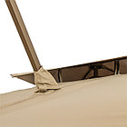 Зонт квадратный "Комфорт Lux" с вентиляцией (3х3м), бежевый, без утяжелителей, фото 9