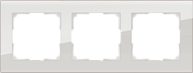 Рамка на 3 поста /WL01-Frame-03 (дымчатый, стекло)
