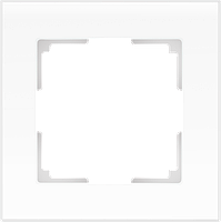 Рамка на 1 пост /WL01-Frame-01 (белый матовый)