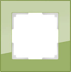 Рамка на 1 пост /WL01-Frame-01 (фисташковый)