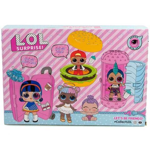 Игровой набор с куклами L.O.L. Surprise 3-в-1 серия EYE SPY с чудо-очками и аксессуарами (с бургером) - фото 2 - id-p100480375