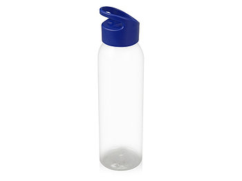 Бутылка для воды Plain 630 мл, прозрачный/синий