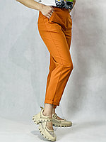 Женские брюки .Vangeliza. Турция.Цвет-оранжевый,ментол. Размер-EUR 36-42.Состав-хлопок. Ментоловый