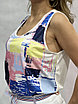 Женская футболка Xlife. Размер-1,2,3. Цвет: белый/синий, фото 2