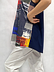 Женская футболка Xlife. Размер-1,2,3. Цвет: белый/синий, фото 4