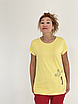 Женская футболка Xlife. Размер-1,2,3. Цвет: зелёный/жёлтый/оранжевый, фото 3