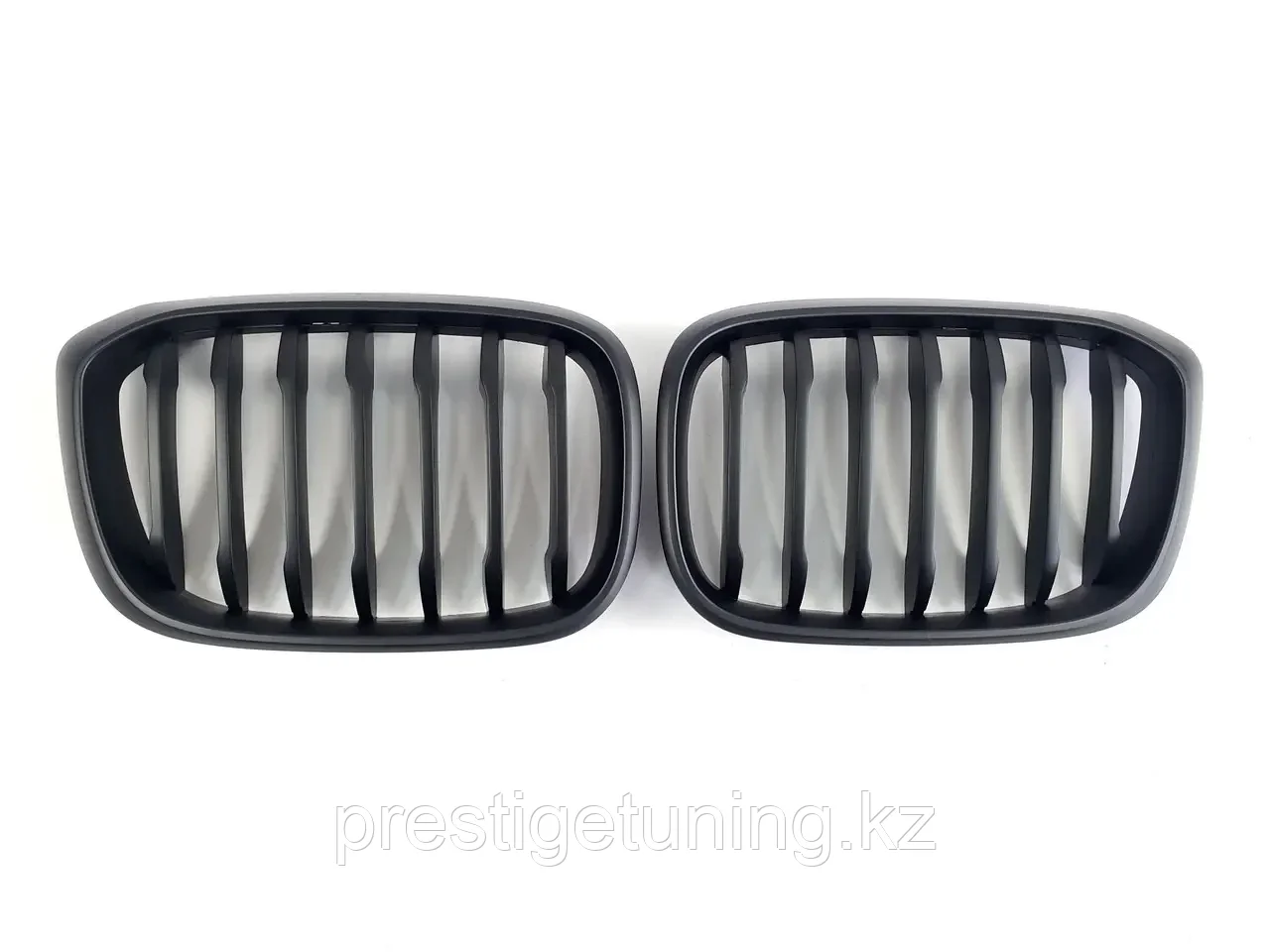 Решетка радиатора на BMW X3 (G01) 2017-21 тюнинг ноздри (Черный цвет)