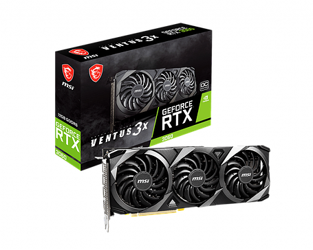 Видеокарта MSI RTX  3060 Ventus  12GB, фото 2