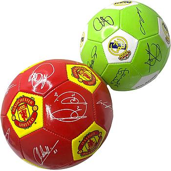 2517Y10 Футбольный мяч с автографом звезды разные клубы