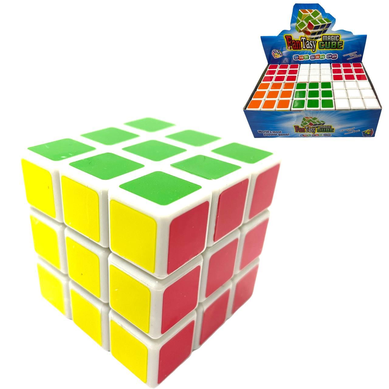 7711 Magic cube кубик рубика 3*3, 6шт в уп, цена за уп. 6*6см
