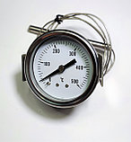 Термометр капиллярный для пром оборудования из нержавеющей стали 0- 500°C, фото 2