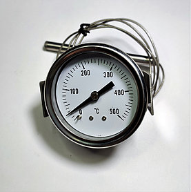 Термометр капиллярный для пром оборудования из нержавеющей стали 0- 500°C