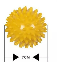 Массажный игольчатый мяч (с шипами), 7 см, фото 3