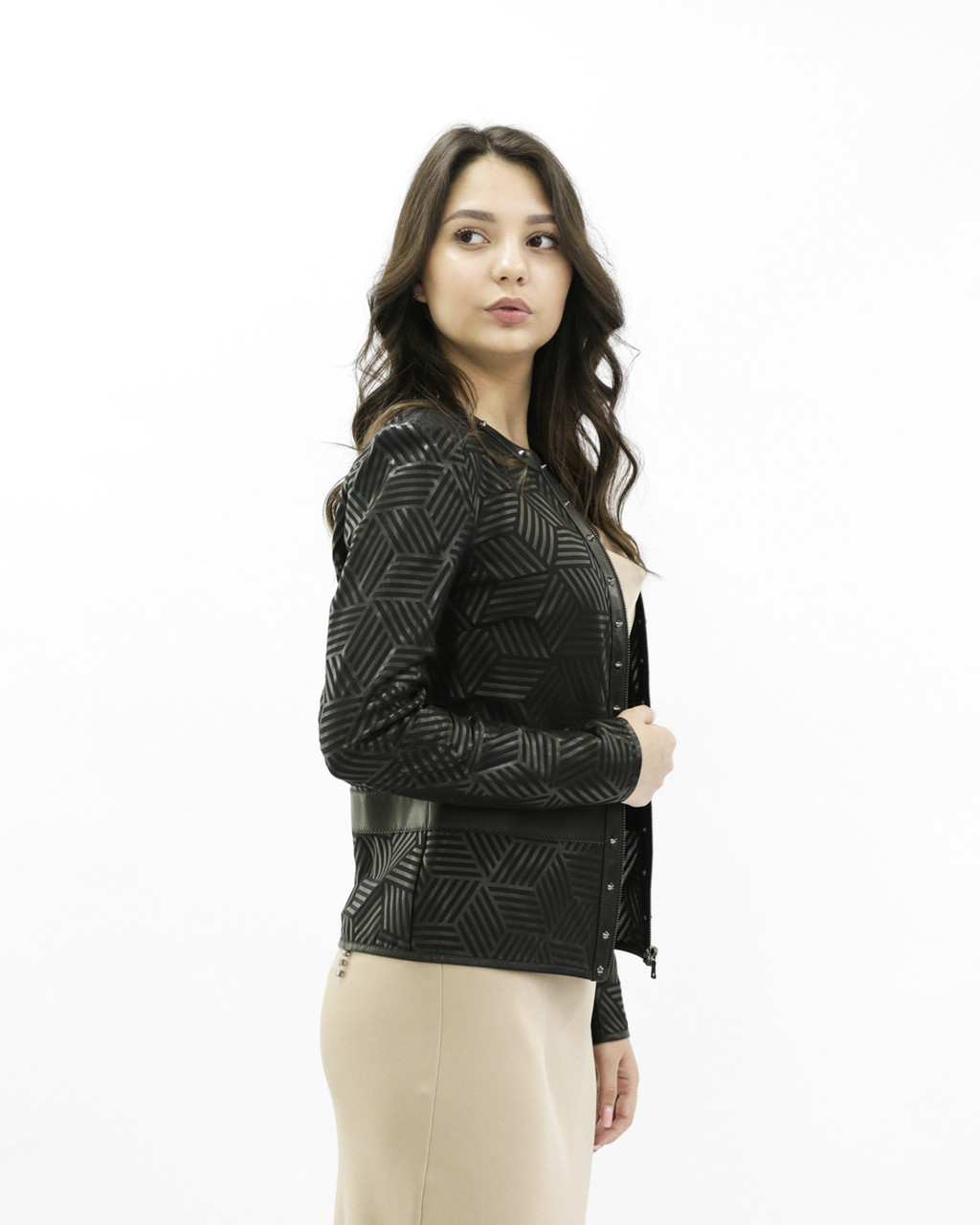 Женская куртка «UM&H 45807788» черная - фото 3 - id-p100497786