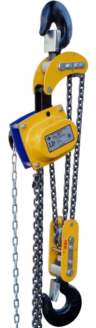 Таль ручная шестеренная TOR ТРШБУп-Ех-3,2 т 6 м