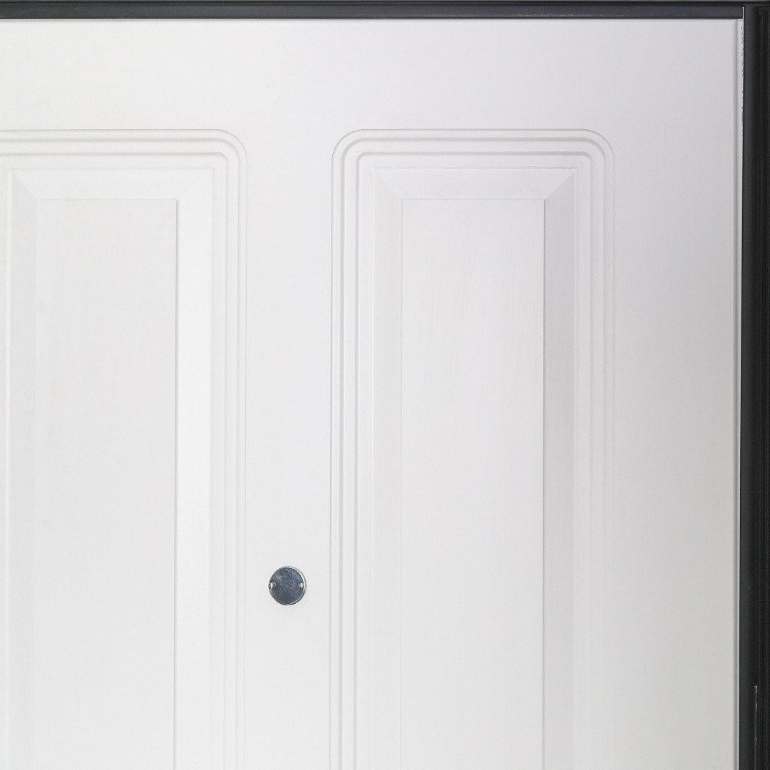 Входная дверь МетаЛюкс М 354/1 Шагрень графит/Шагрень белая (860 мм правое открывание) - фото 6 - id-p100499265