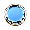 Карманное зеркальце двойное с увеличением, цвет Синий, фото 2