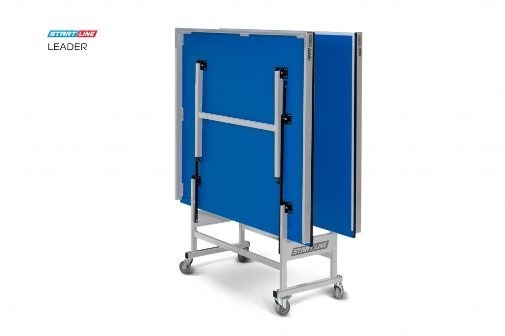 Теннисный стол Start Line Leader 22 мм, BLUE (без сетки) - фото 2 - id-p100499930