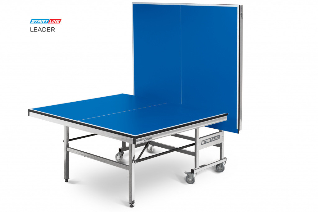 Теннисный стол Start Line Leader 22 мм, BLUE (без сетки) - фото 3 - id-p100499930