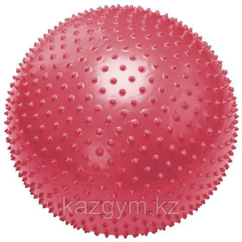 Фитбол, мяч для фитнеса массажный с насосом (d85см) FBm85-red - фото 2 - id-p100499986