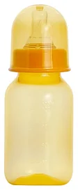 ПОМА бутылочка пластиковая мед.поток +0 125мл(оранжевая)