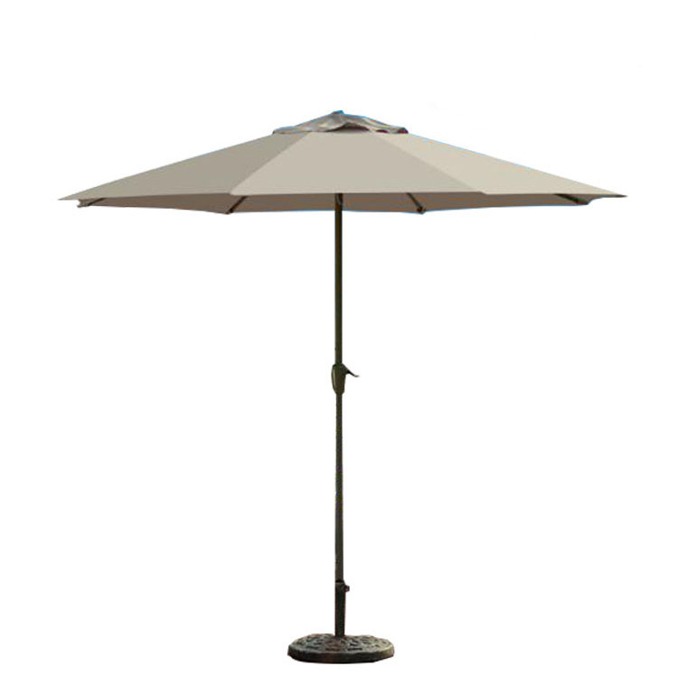 Зонт летний ART-Wave с подставкой (d=2.7м), бежевый, фото 1