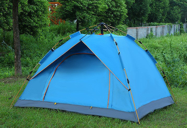 Палатка туристическая JJ-002 синяя, фото 1