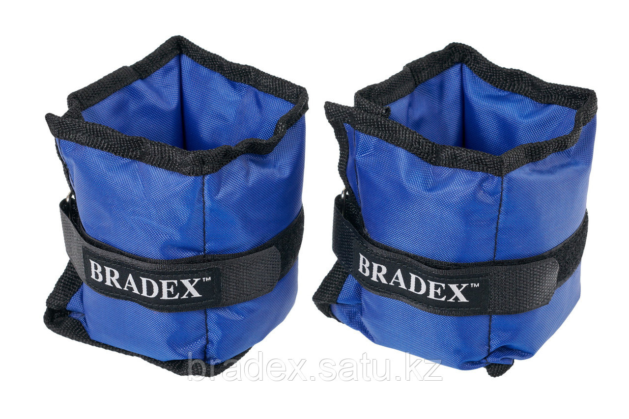 Утяжелители для рук и ног Bradex SF 0740, 2 шт.*0,5 кг, синие, полиэстер - фото 3 - id-p100501932