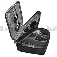 Органайзер дорожный для электронных аксессуаров и провод непромокаемый Тravel 27х20х10 см черный