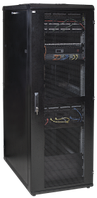 ITK Шкаф серверный 48U 800х1000мм перфорированные двери, черный (ч.3 из 3)
