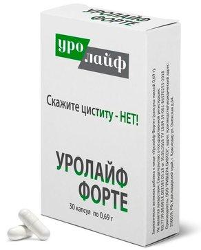 Уролайф-Форте 30 шт. капсулы массой 694 мг Ривьера Биотек Россия ДОСТАВКА ИЗ РФ - фото 1 - id-p100502034