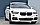 Решетка радиатора на BMW X1 (F48) 2015-19 тюнинг ноздри дизайн M (Черный цвет), фото 4