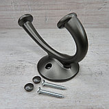 Крючок мебельный 309 графит, фото 2