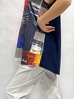 Женская футболка Xlife. Размер-1,2,3. Цвет: белый/синий Синий
