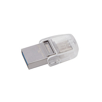 USB Флеш 64GB 3.0 Kingston DTDUO3C/64GB метал