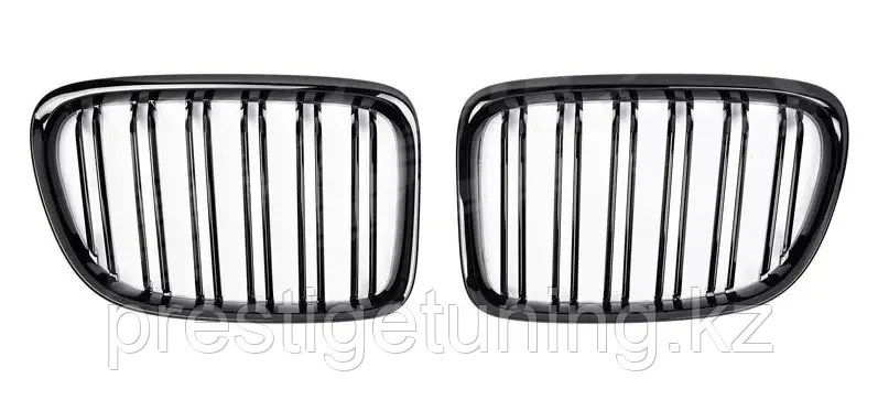 Решетка радиатора на BMW X1 (E84) 2009-15 тюнинг ноздри дизайн M (Черный цвет), фото 1