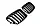 Решетка радиатора на BMW X1 (E84) 2009-15 тюнинг ноздри дизайн M (Черный цвет), фото 2