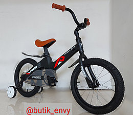 Облегченный детский велосипед Prego 16 колеса. Алюминиевая рама. Kaspi RED. Рассрочка.