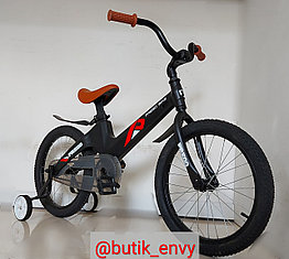 Самый легкий детский велосипед "Prego" 20 колеса. Алюминиевая рама. С боковыми колесиками.