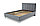 Кровать с подъёмным механизмом Elsi серый 140х200 см, фото 4