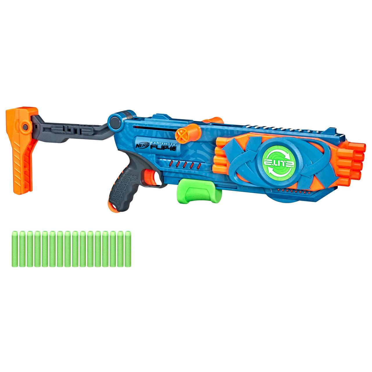 Hasbro Nerf N-Strike Elite 2,0 Крутящийся Дробовик бластер Нерф Флипшот Flip-16