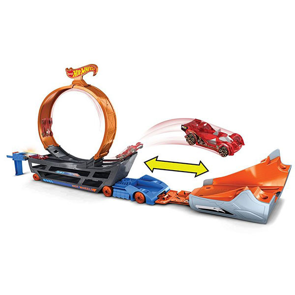 Hot Wheels Трюковой тягач "Трюки и Гонки", версия 2019 г. - фото 6 - id-p73867493